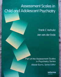 BRAND NEW - Assessment Scales in Child and Adolescent Psychiatry