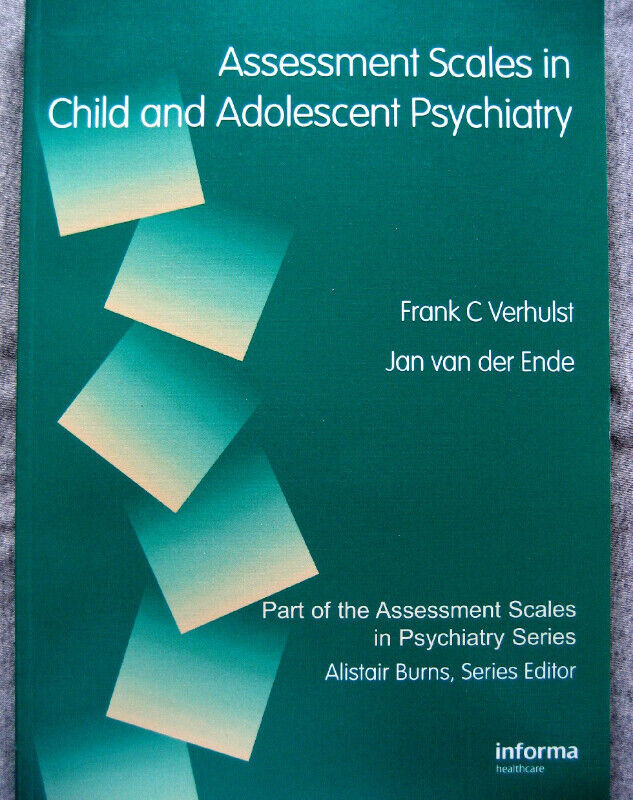 BRAND NEW - Assessment Scales in Child and Adolescent Psychiatry in Textbooks in London