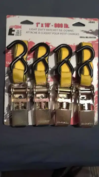 New tie down straps, View more