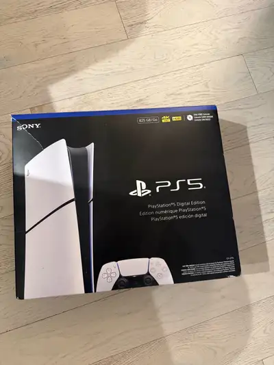 PS5 Slim Digital 825Gb in box, View more
