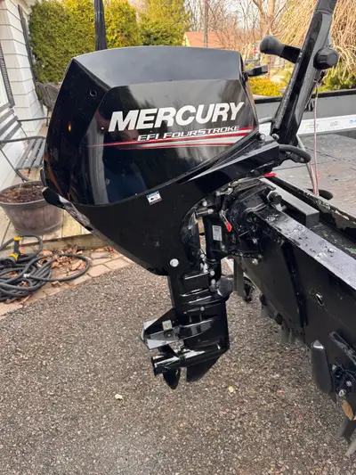 Selling my 2022 20HP Mercury EFI four-stroke with 14.5 foot boat solid boat no leaks. Great trailer...