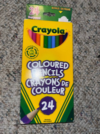 Crayola Pencil Crayons 24 crayons de couleur 