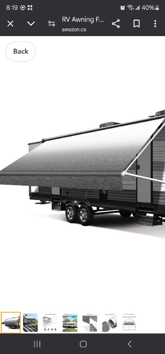 trailer awning  for 15ft camper in Travel Trailers & Campers in Saskatoon