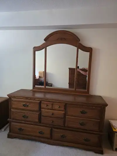 SOLID OAK - Queen Bedroom Set, View more