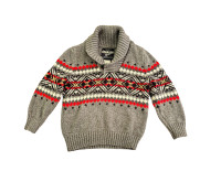 OshKosh B’Gosh Toddler Boy 100% Cotton 3T Nordic Grey Sweater 