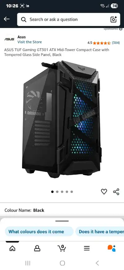 ASUS Tuff gaming pc, View more