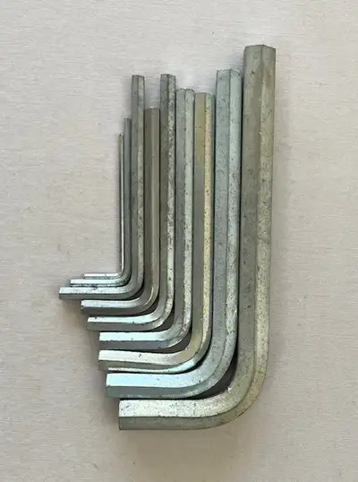 VINTAGE SATIN FINISH ALLEN (HEX) KEY SET / 9 PIECES, View more
