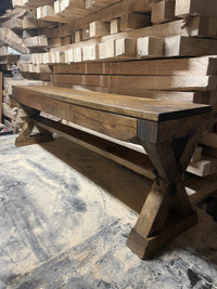 wood bench Entryway way benches 3 inch thick solid wood frames