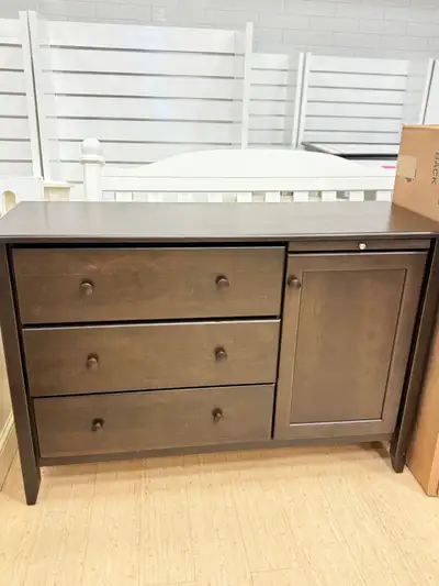 College woodwork dresser made in Canada with solid beechwood. Item is out of box like 98% New, $450