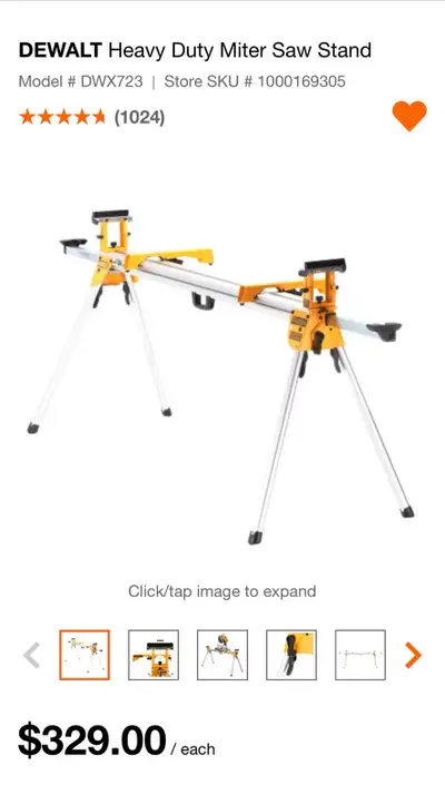 12” Dewalt Mitre Saw & Heavy Duty Dewalt Stand BNIB w/reciept, View more