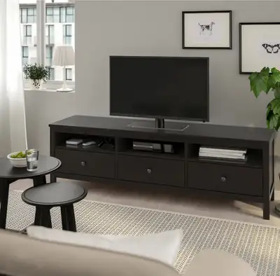 New in box, Ikea HEMNES TV bench, Meuble télé, tv stand, wood,pi, View more