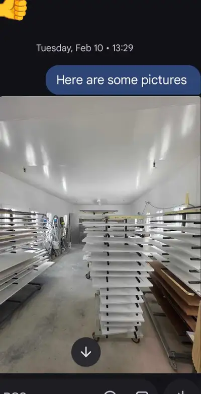 Global Finishing Pyramid paint booth in excellent condition with makup air for sale. It's a complete...