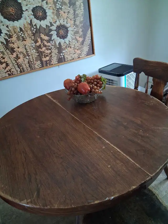 solid oak table