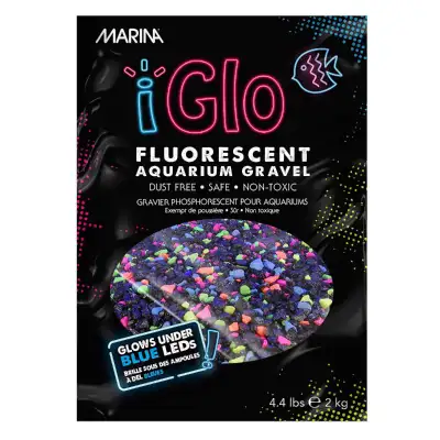 Glow in the dark aquarium gravel , View more