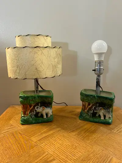 Vintage Elephant Lamps, View more