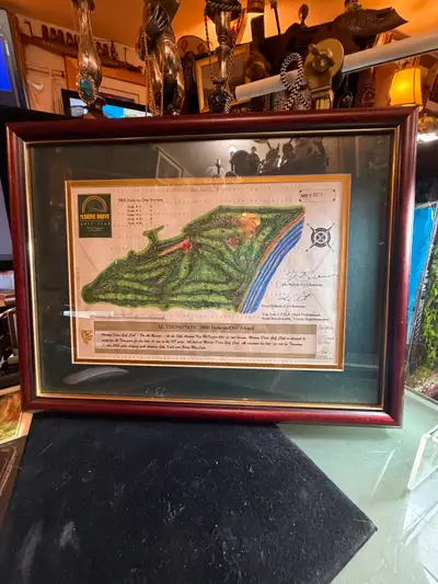 Art Frame VANCOUVER,BC MARINE DRIVE GOLF CLUB 2008 Design Map of, View more