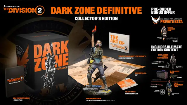 The Division 2 Dark Zone Collector Edition  XBOX ONE in XBOX One in Longueuil / South Shore - Image 3