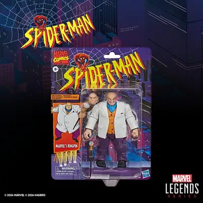 Marvel Legends Spider-man Retro Collection Kingpin Action Figure, View more