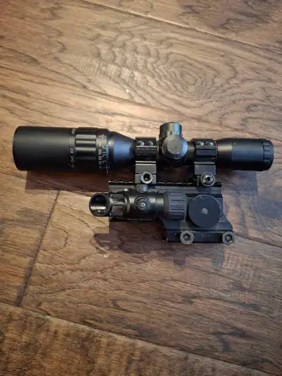 Dye Precision DAM Izon Red Dot Sight with scope, View more