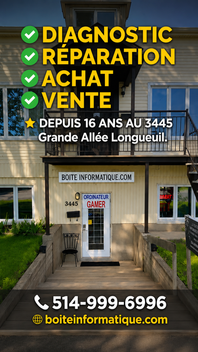 VENTE et  R É P A R A T I ON, laptop, pc gaming, depuis 17 ans, View more