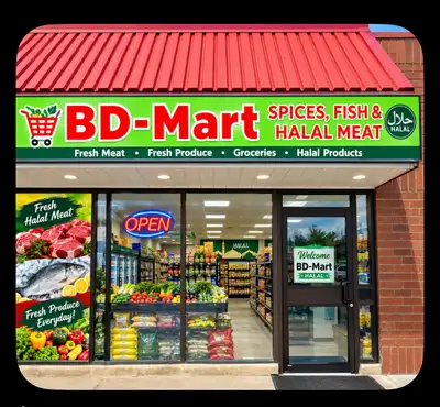 BUSINESS FOR SALE – PRIME EDMONTON LOCATION! BD-MART HALAL 34 Avenue, Edmonton, AB ⭐ POPULAR & ESTAB...