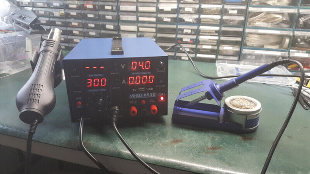 Yihua 853D 2A  3 in 1 Soldering Station in General Electronics in Mississauga / Peel Region - Image 2