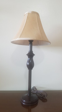 Table lamp with a shade of your choice, first come first serve
