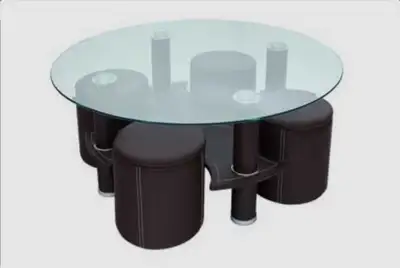 Black coffee table, View more