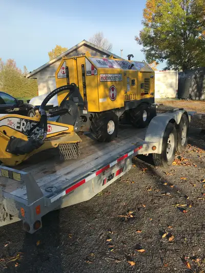 Stump grinding , View more
