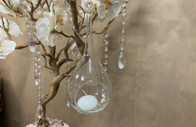 Glass hanging candle holder 6” in Hobbies & Crafts in Markham / York Region