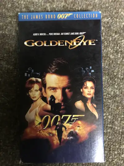 007 Goldeneye Movie James Bond Vintage VHS Tape, View more