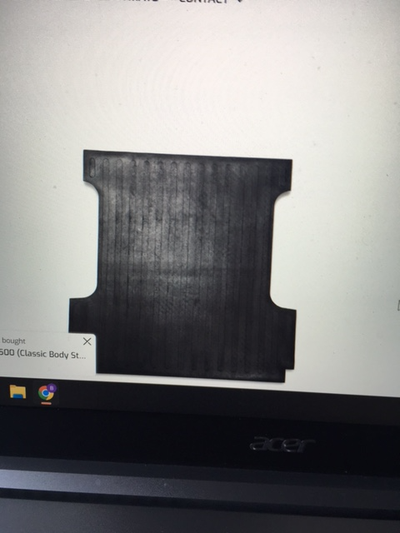 PRE 2011 FORD RANGER TRUCK MAT FITS 6 FT BOX WATERPROOF GREAT GRIP ANTI SKID 75.00 OBO OWEN SOUND BO...