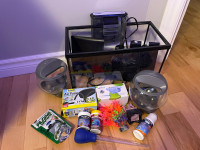 Fish tanks and accessories 