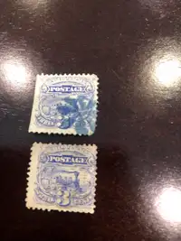 American Blue Stamp 3 cents