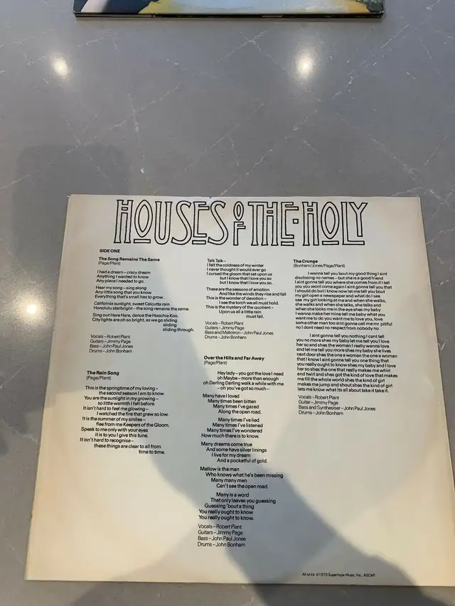 Led Zeppelin record sleeve 64840234216963121