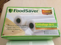 Sacs Food Saver (5 rouleaux) neufs pour aliments sous vide