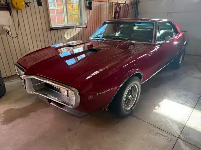 1967 firebird 400 engine rebuilt only 1000 km on it,3 speed automatic 1000 km on it vintage air inst...