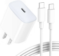 iPad 6th Gen Fast Charger Bundle for iPhone, iPad - Type-C to L