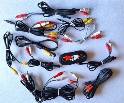 RCA Cables Various types Male to Male, Piggyback, Female, View more