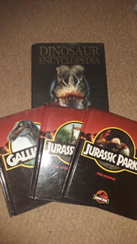 Dinosaur Encyclopedia +   Jurassic Park box set of 3