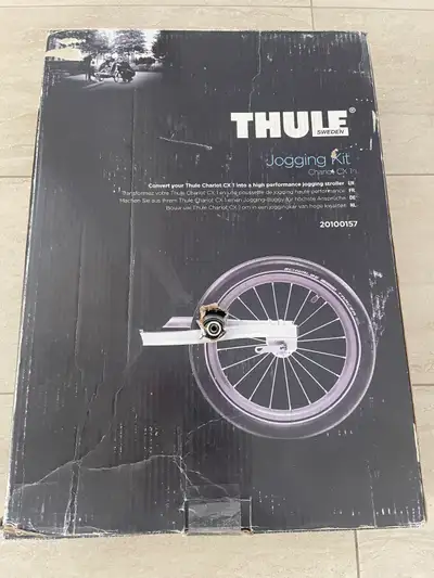 Convert Thule Chariot CX 1 into a high performance jogging stroller. Includes 2 ezClick Aluminum jog...