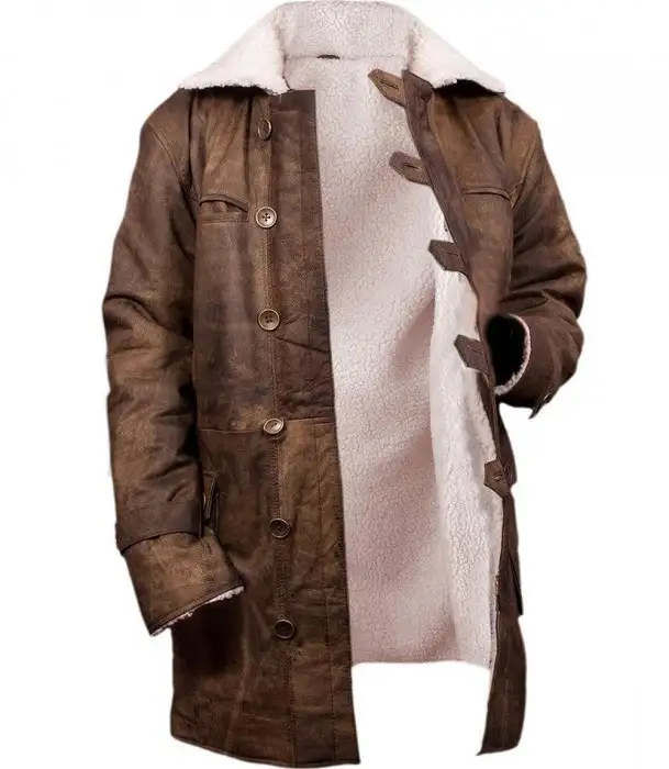 Men’s Distressed Brown Winter Trench Coat in Men's in City of Toronto - Image 2