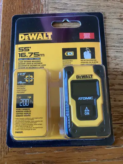 New Dewalt Laser Distance Measurer, View more
