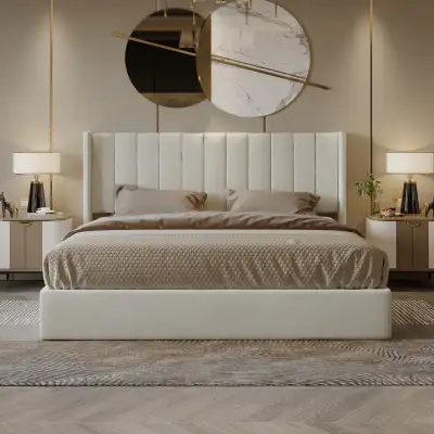 storage solid wood slats bed frame on heavy discount, View more