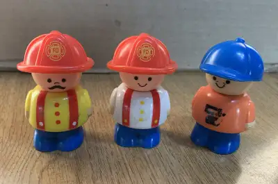 Littel People Toys. Firemen and baseball , View more