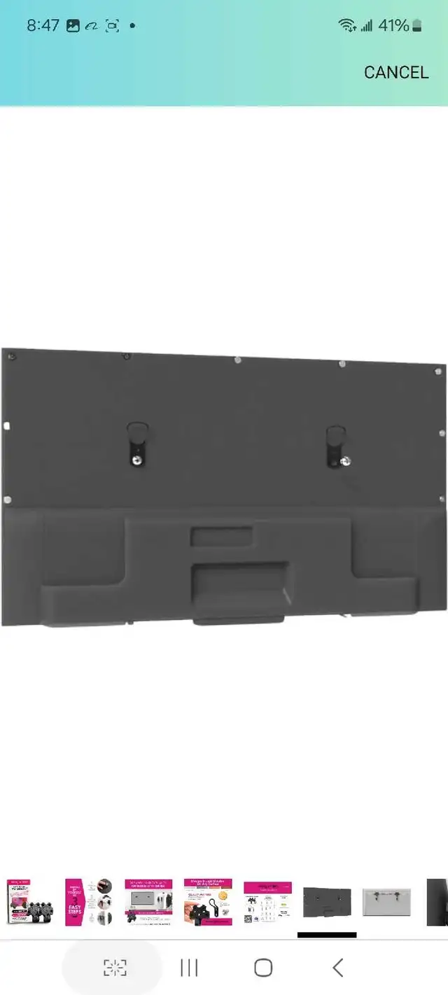 BUSHAD No Stud TV Wall Mount, No Drill TV Mount Brackets, Studle in TVs in Markham / York Region - Image 10