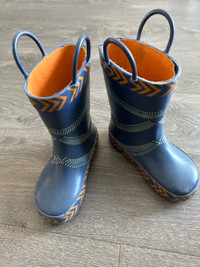 Boys Toddler Rubber Boots Size 8