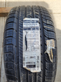 1 ONE NEW SINGLE 265/40r20 Goodyear Eagle Sport A/S tire