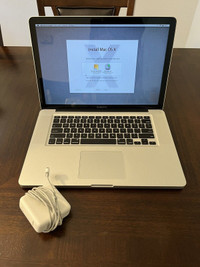 Core i7 \ 15" MacBook Pro, 256ssd + 16gb Ram.. With MacOS Sonoma