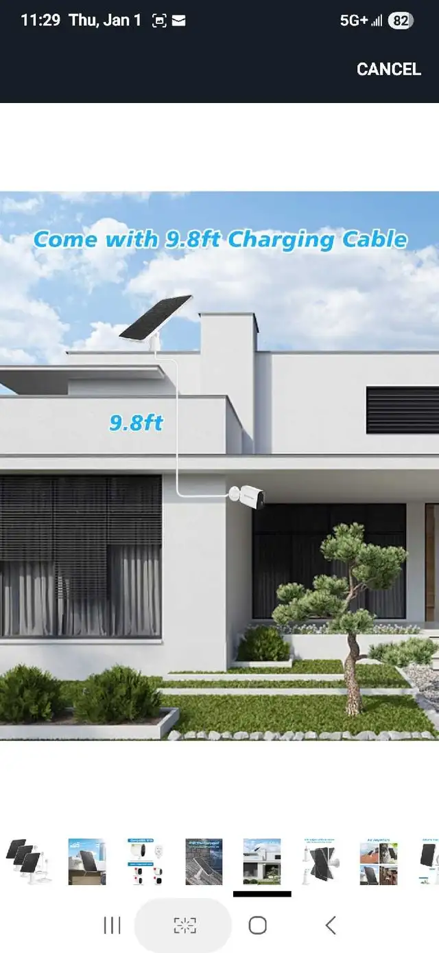 Solar Panel Charger Compatible with Arlo Ultra/Ultra 2/Pro 3/Pro in Security Systems in Markham / York Region - Image 7